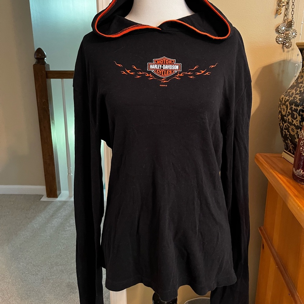 Harley Davidson hooded long sleeve